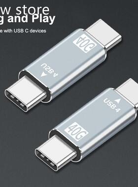Type C USB4 0Gbp Adapter USBC Ma1 le to Msale Dat4a Sync Con