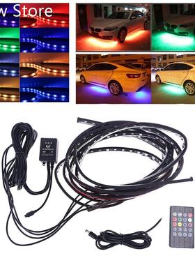 RGB LED Strip Under Car Tube Underbody Underglow Glow System