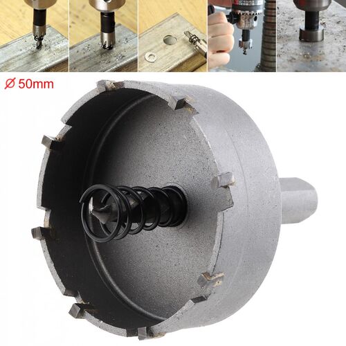 50MM Carbide Cutter Head HSS Drill Set Hole for Stainless St