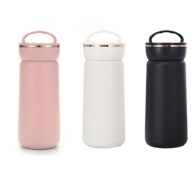 New 380ml Vacuum Insulated Hot Water Bottle with Handle Reus