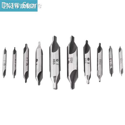 High Quanlity 10pc 1mm-5mm Hss Center Drill Set 60 Degree Co