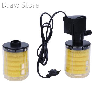 12W Aquarium Filter Air Increase Submersible Water Internal