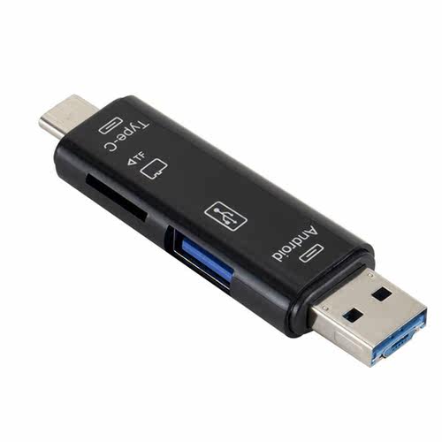 5 in 1 USB 3.0 Type C / USB / Micro USB SD TF Memory Card Re