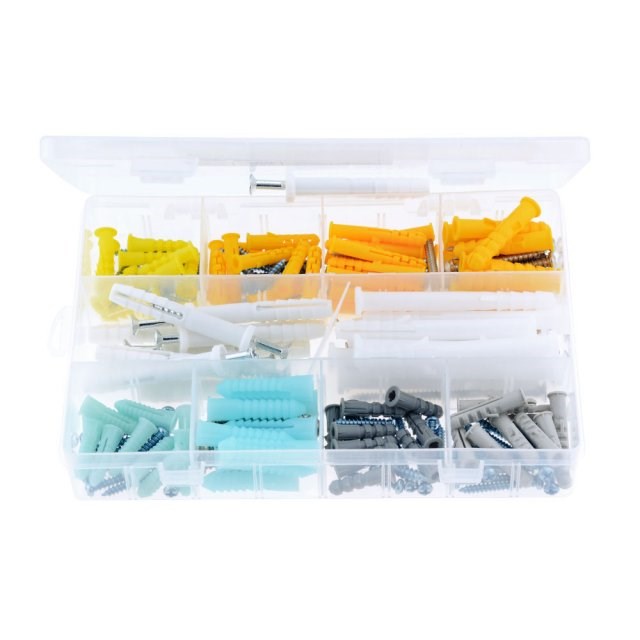200PCS/Box High Strength Self-Tapping Screw + Plastic Expans