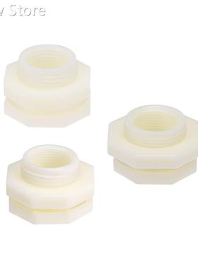 1-6pcs ABS Bulkhead Tank Fitting Adapter 适用于 Rain Bucket