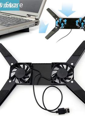 Laptop Desk Support Dual Cooling Fan Notebook Computer Stand