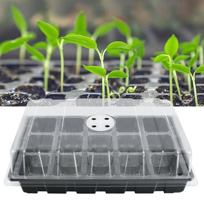 15/40 Hole Plastic Nursery Pots Planting Seed Tray Kit Plant