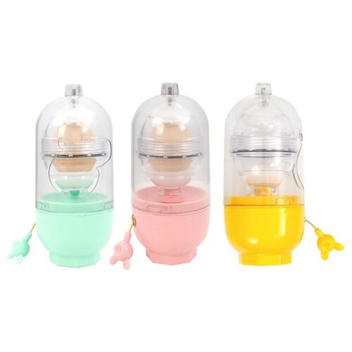 New Egg Yolk White Mixer Scrambler Shaker Portable Hand Pull