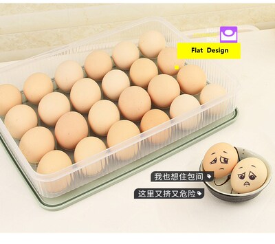 1Pcs Kitchen Tools Egg Storage Box Refrigerator Food Box Egg