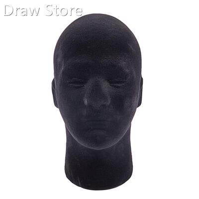 Male Styrofoam Foam Mannequin Manikin Head Model Wigs Glasse