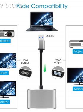 IHigh Quality USB 3a.0 to HDM1 VGA dapter Dul Display USAB t
