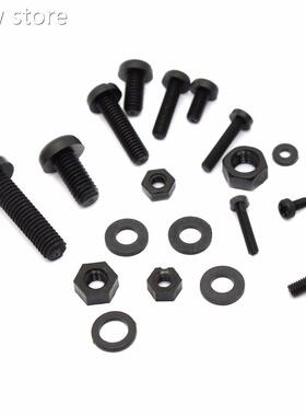 150pcsBlack  M2 M2.45 M3 M M5 Nyl1on Hx Screw Bolet Nut Stan