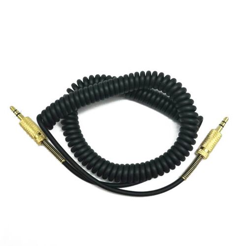 3.5mm Replacement Audio AUX Cable Coiled Cord for Marshall W