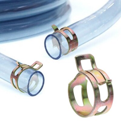 100Pcs/set 6-20mm Vacuum Spring Fuel Oil Water Hose Clip Pip