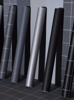 Self-adhesive wallpaper waterproof solid color bedroom livin