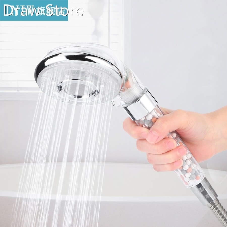 3 Colors Changing LED Shower Head Temperature Control Hight