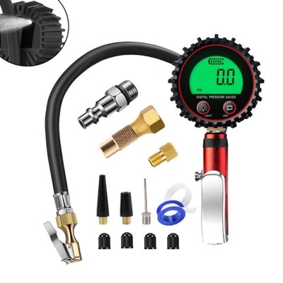Digital Tire Pressure Gauge Air Chuck Compressor Accessories