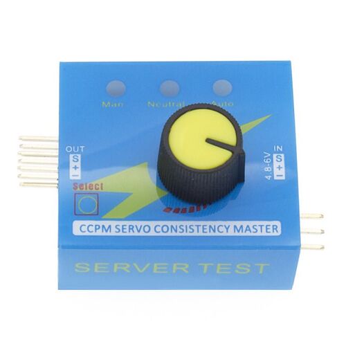 Servo Tester Gear Test CCPM Consistency Master Checker 3CH 4