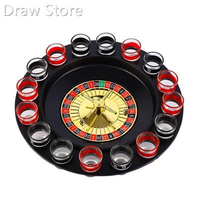 Bar Funny Tools Russia Turntable Shot Glass Drinking Game 16