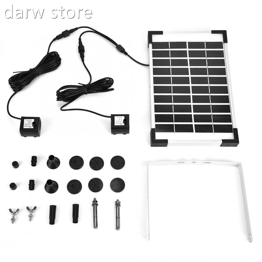 5W Water Pups DBoule Pump rush less Aq1uaribmum Fountain Pon