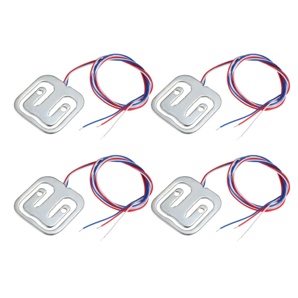 4PCS 3/5/50kg Half-bridge Weigh Sensor Thread Hole Load Cell