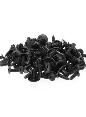 50 Pcs Car 6mm Bumper Hood Fender Splash Guard Retainer Clip