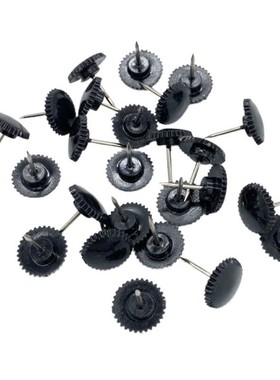 20Pieces 10mm Thumb Tack Gear Pushpin Plastic Round Pushpins