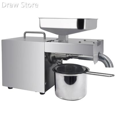Small Automatic Coconut Flaxseed Nut Seeds Oil Press Machine