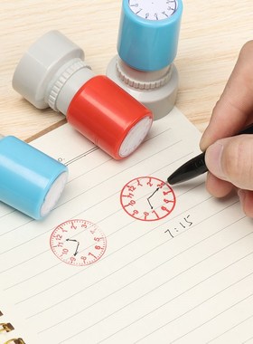 Clock Stamp Teaching Tools Multiple Style Seal for Kids Lear