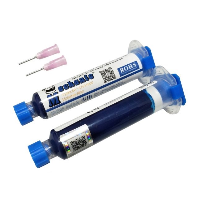 2pcs 10CC Blue Fluxes Oil Cream Welding UV Curable Solder Ma