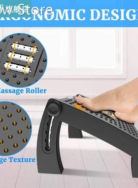 Adjustable FootRest Ergonomic Desk Footrest with Massage Fun