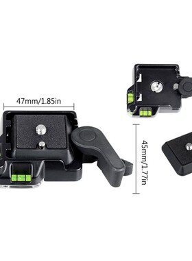QR-40 Metal Quick Release Plate Clamp Mount Base Holder Camc