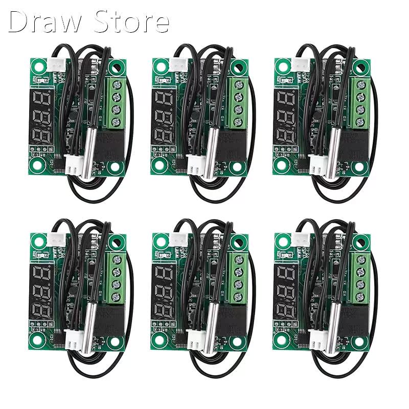 6Pcs W1209 Digital Thermostat Temperature Controller Boards