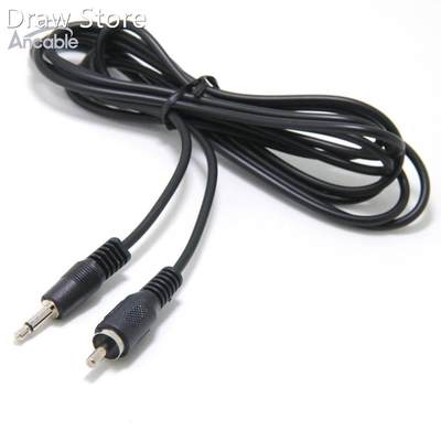 RCA Male to 3.5mm 1/8'' Monaural Mini Mono M