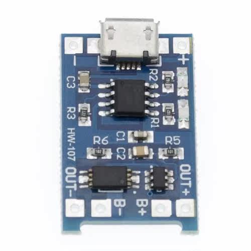 20Pcs/lot TENSTAR ROBOT 5V 1A Micro USB 18650 Lithium Batter
