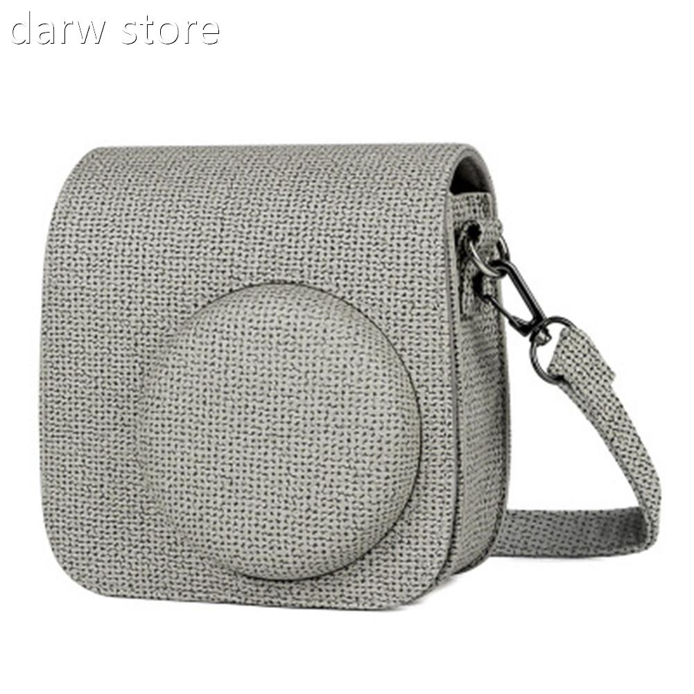 PU Lather Re tro Woven Art Shel Camerla Case1 ForPolearoid C