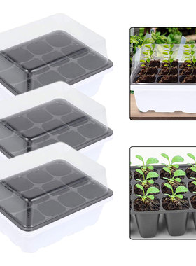 Seedling Tray with Lid Plug Plant Seed Tray Greenhouse Propa
