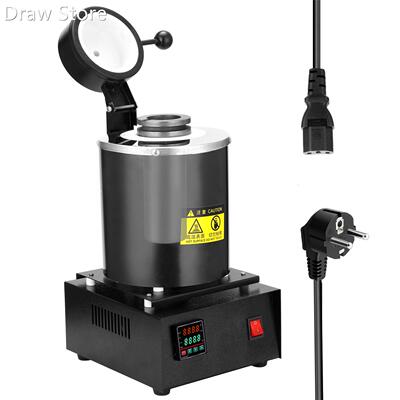 Melting Furnace 3kg Portable Graphite Crucible Furnace High