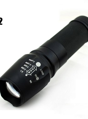 Zoomable LED Flashlights Torch lampe torche  XM-L2 high brig
