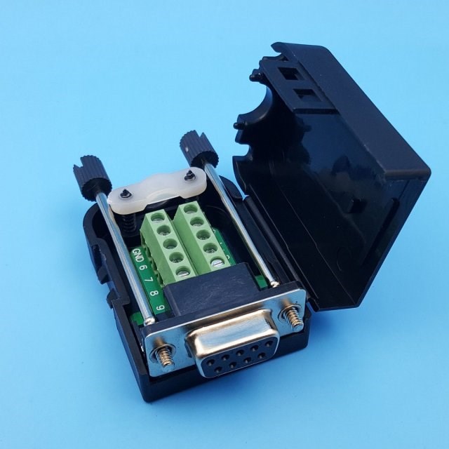 DB9 9 Pin Connector Free Welding Solder Terminal DB9 Female