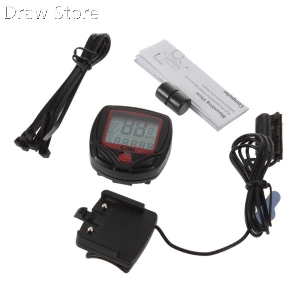 Bicycle Meter Speedometer Bike Digital LCD Cycling Computer