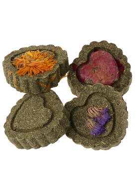 2pcs Small Pets Grinding Teeth Cake Cookie Animals Rabbit Ch