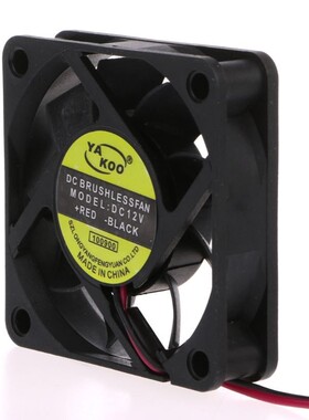 DC 12V 2-Pin 60x60x15mm PC Computer CPU System Sleeve-Bearin