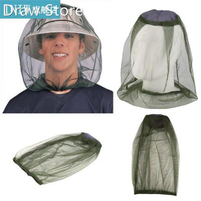 Mosquito Hat Head Outdoor Survival Fishing Cap Midge Mosquit