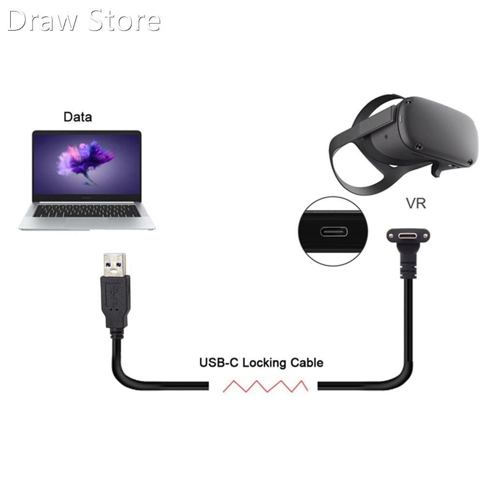 1/3/5/8M SB C Data Transfer Fast Charge Cable for Oculus Qu
