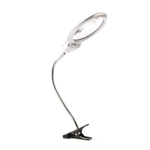 Worldwide Store LED-illuminated Clip-on Desk Metal Hose Magn