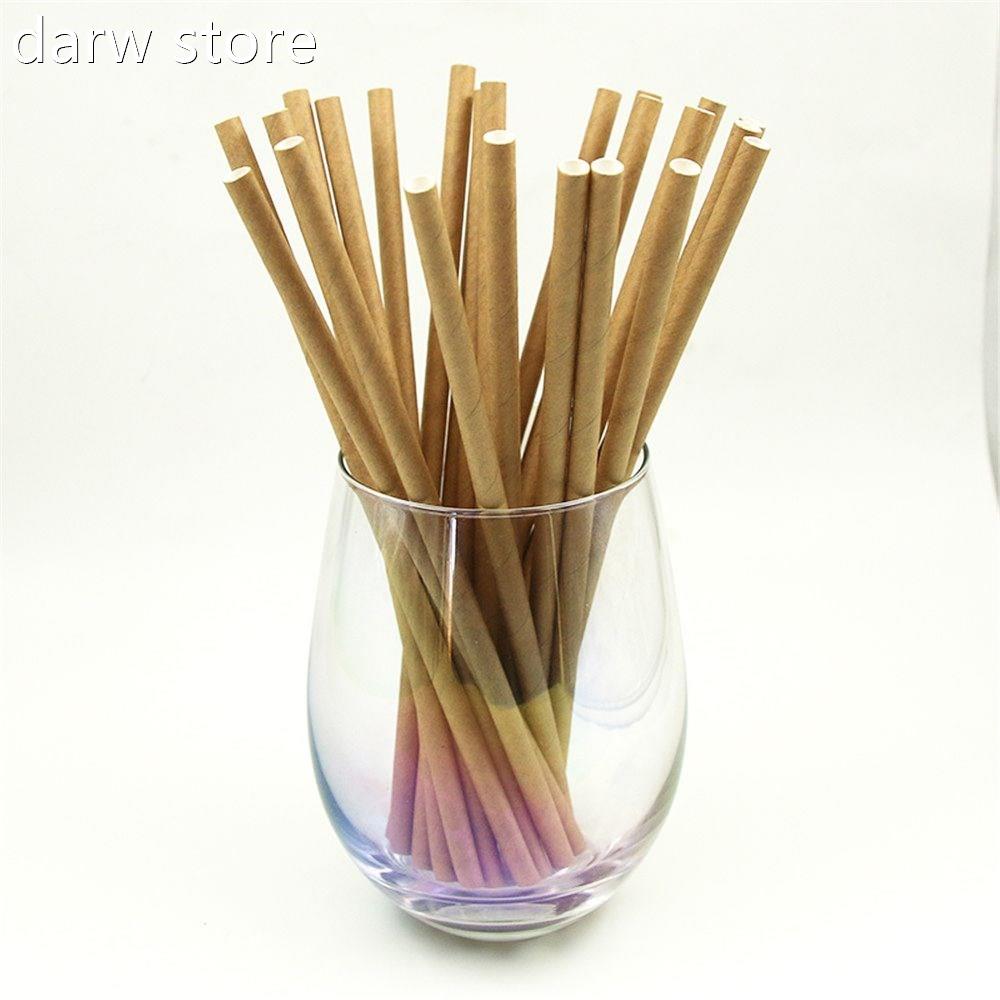 50csset Dsposaible Paper Straws for Bab1y Shpowe/r Wedding P
