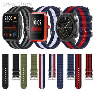 Band Amazfit Buckle Fabric Wat Huami Ring 20mm for Smart