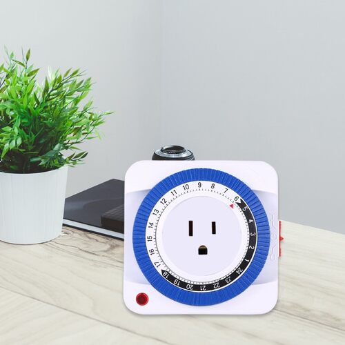Home Smart Timer Switch Socket 24-Hour Cycle Timing US Plug