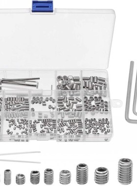 Electrapick 400pcs Stainless Steel Flat End Hex Socket Headl